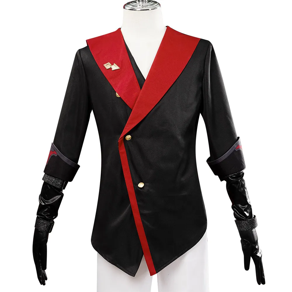 Gvavaya Game Cosplay Genshin Impact Fatui Harbinger Tartaglia Cosplay Costume Fatui Tartaglia Cosplay