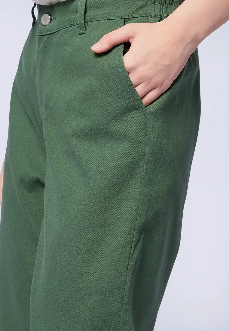 High Waist Straight Leg Pants