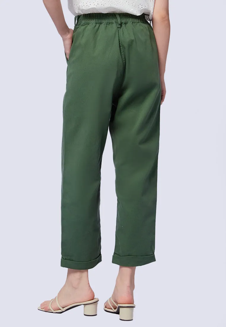 High Waist Straight Leg Pants