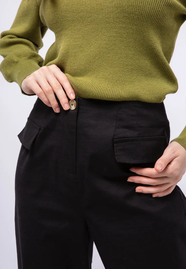 High Waist Tapered Pants