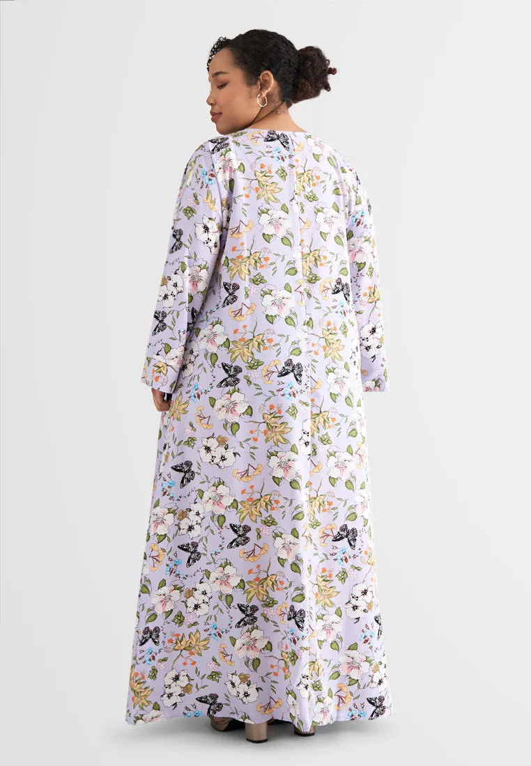 Jaira Raya4All Jubah Dress - Purple