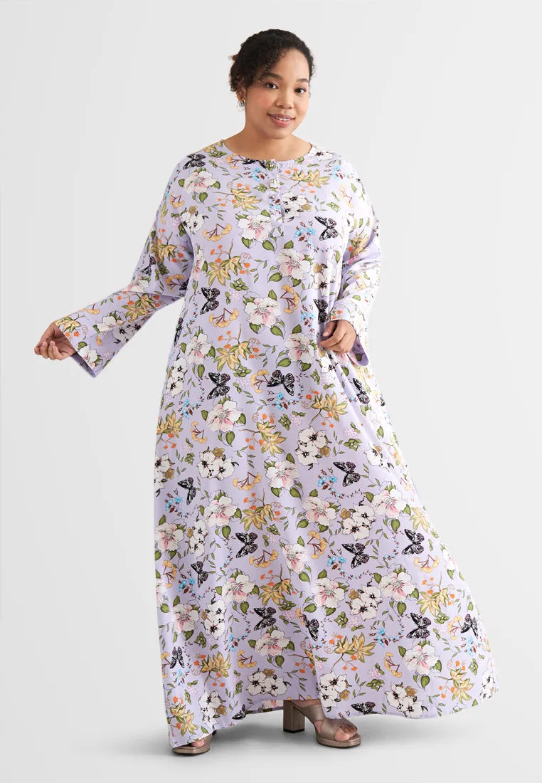 Jaira Raya4All Jubah Dress - Purple