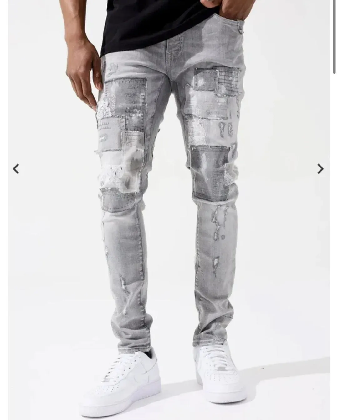 Jordan Craig Sean Fit Dreamweaver Denim Jeans (Arctic Grey)