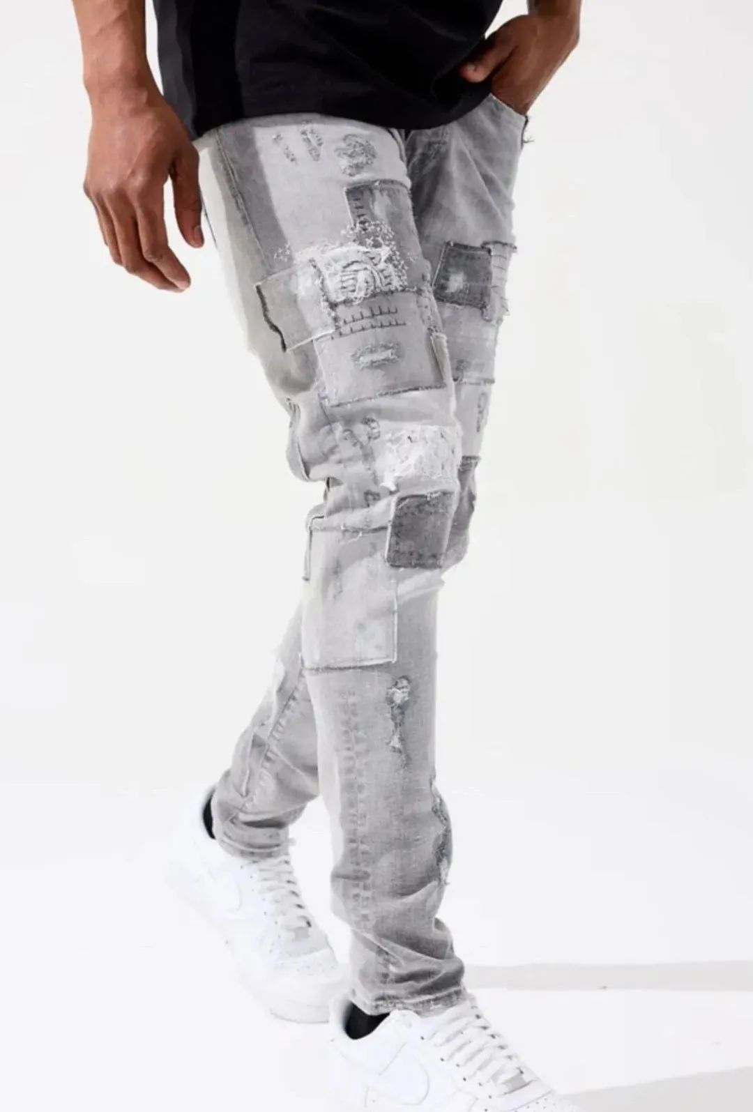 Jordan Craig Sean Fit Dreamweaver Denim Jeans (Arctic Grey)