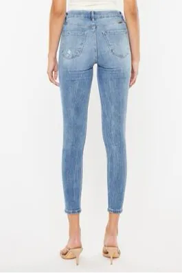 Kancan High Waist Cat's Whiskers Skinny Jeans