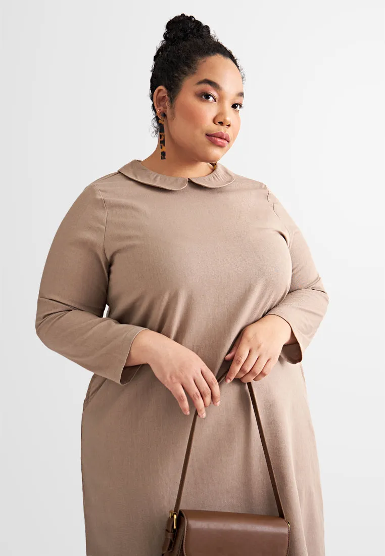 Kazia Dolly Collar Shift Dress