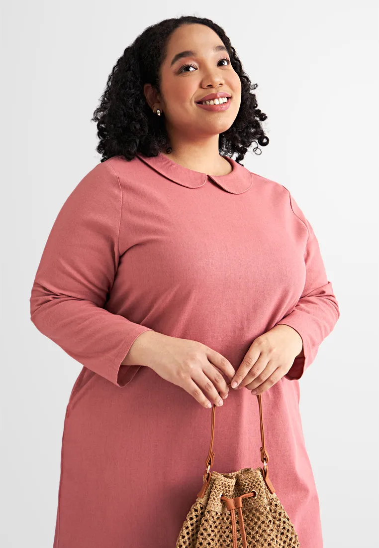 Kazia Dolly Collar Shift Dress
