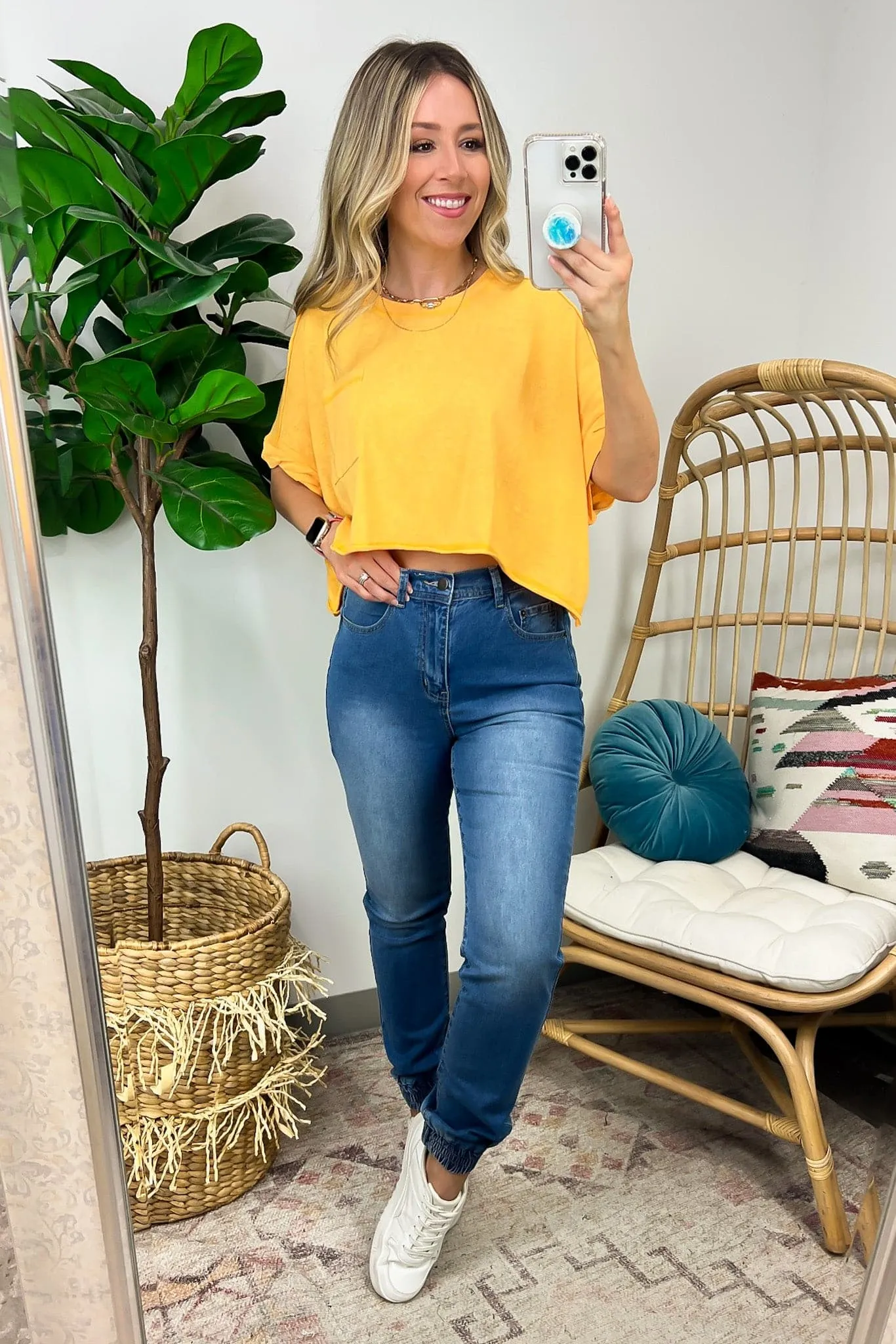 Lavigne High Waist Jogger Jeans - FINAL SALE