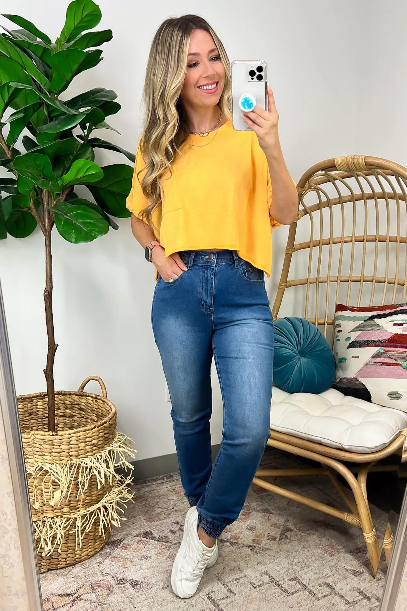 Lavigne High Waist Jogger Jeans - FINAL SALE