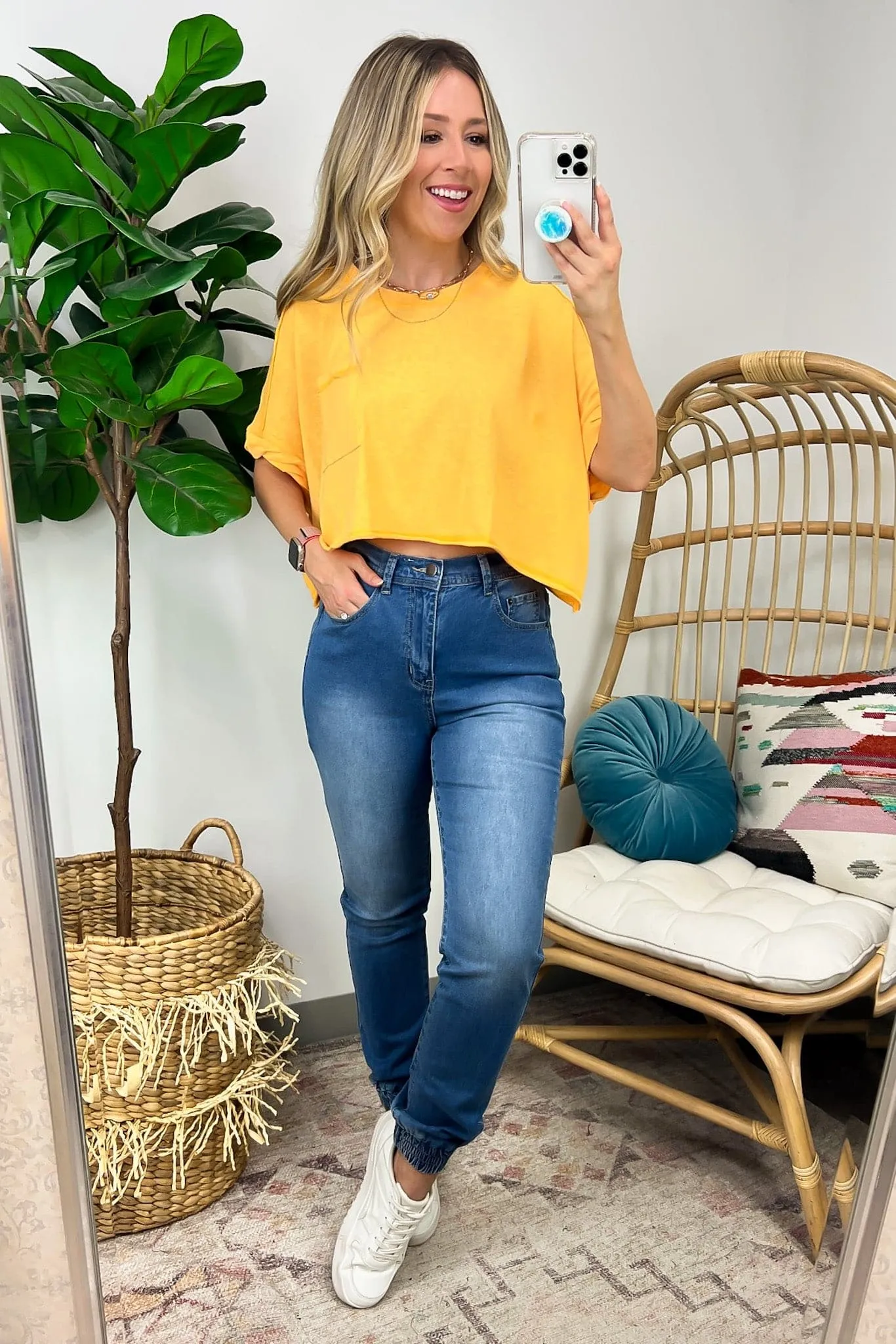 Lavigne High Waist Jogger Jeans - FINAL SALE