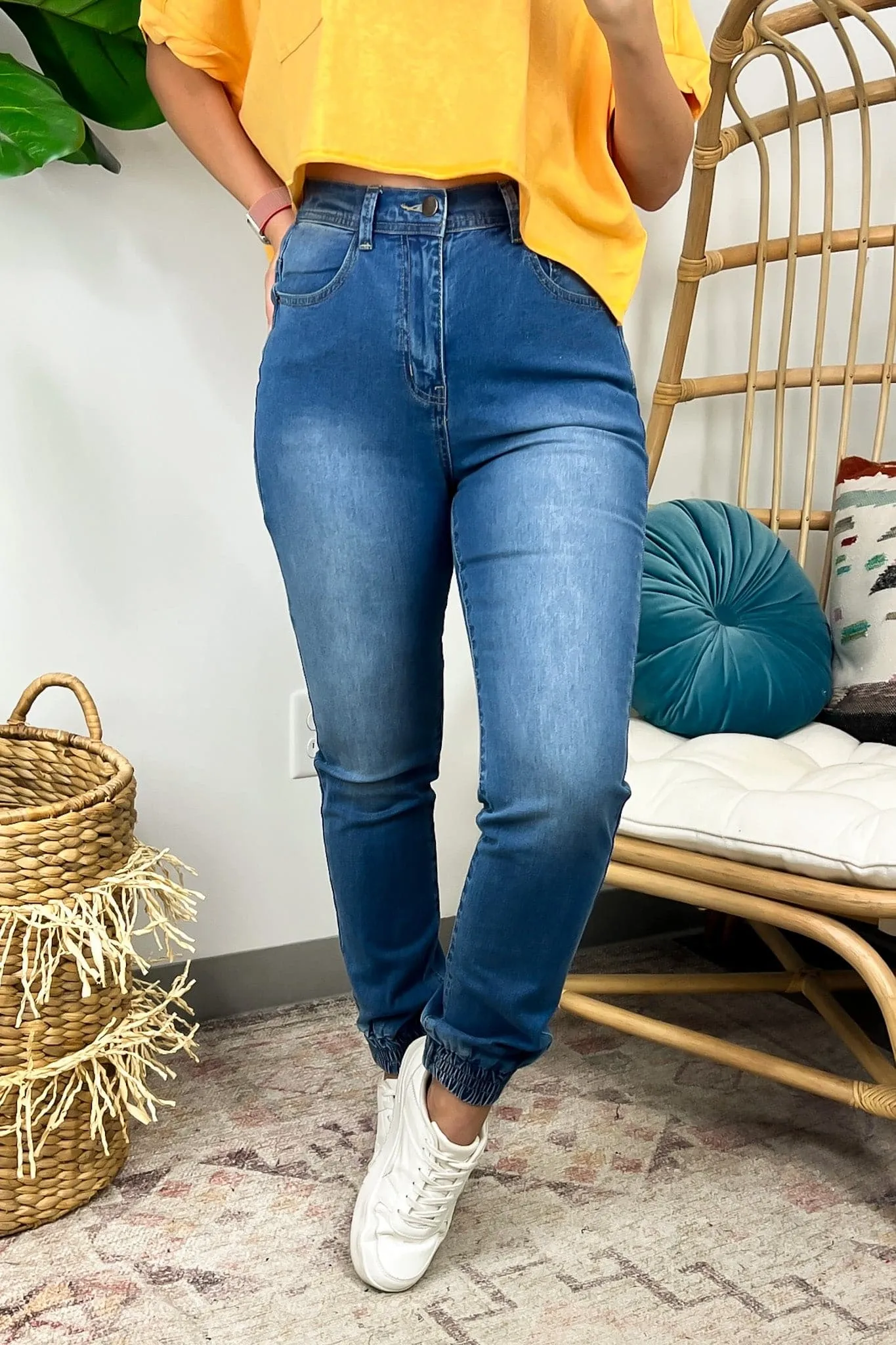 Lavigne High Waist Jogger Jeans - FINAL SALE