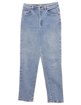 Light Wash Tapered Jeans - W28 L30