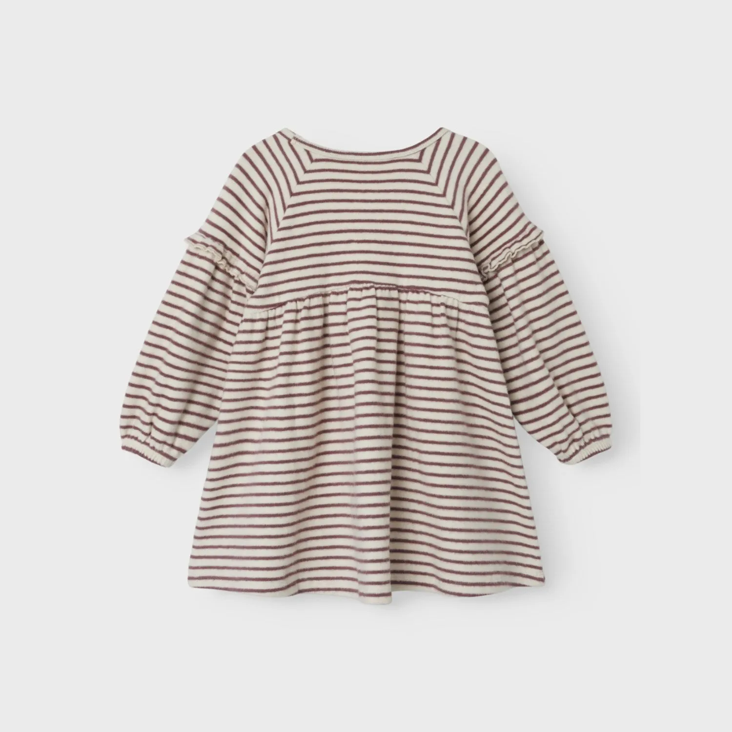 Lil'Atelier Birch Rosebrown Thoro Dress Stripe