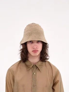 Linen Hand Knit Sailor Hat (WKN-251110-35-KHAKI)