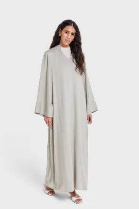 Loose Linen Dress | Light Sage