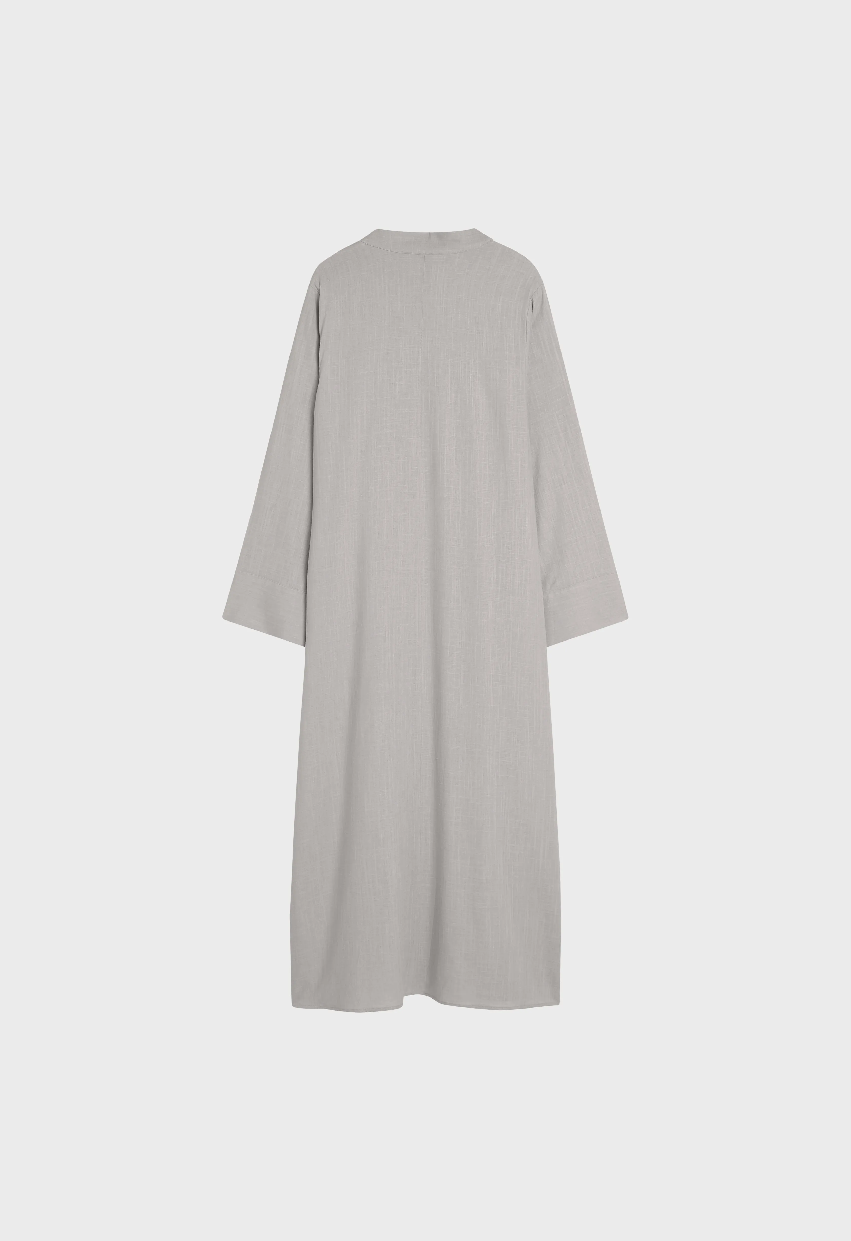 Loose Linen Dress | Light Sage