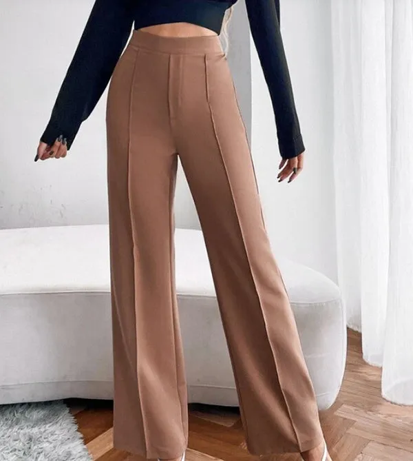 Louise – Loose High Waist Casual Trousers