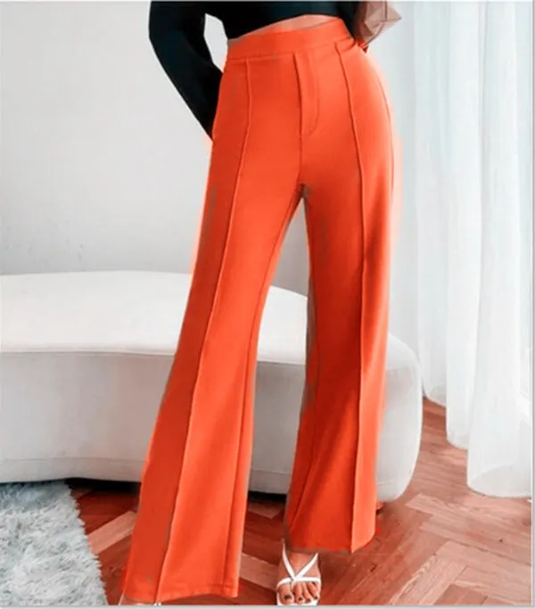 Louise – Loose High Waist Casual Trousers
