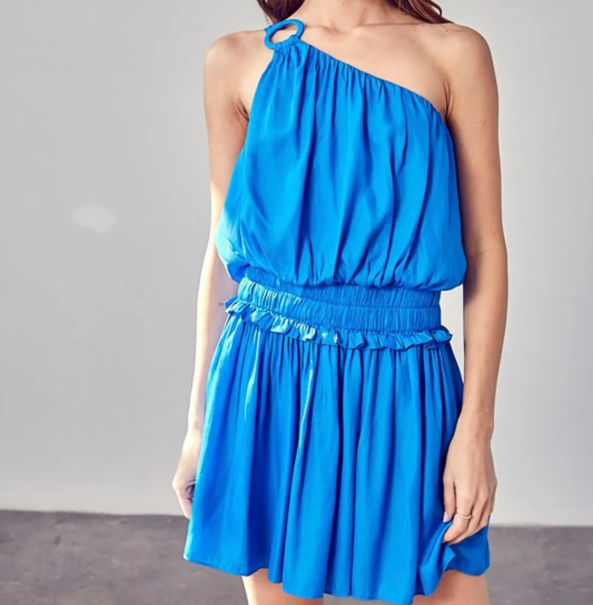 Maldives One Shoulder Dress