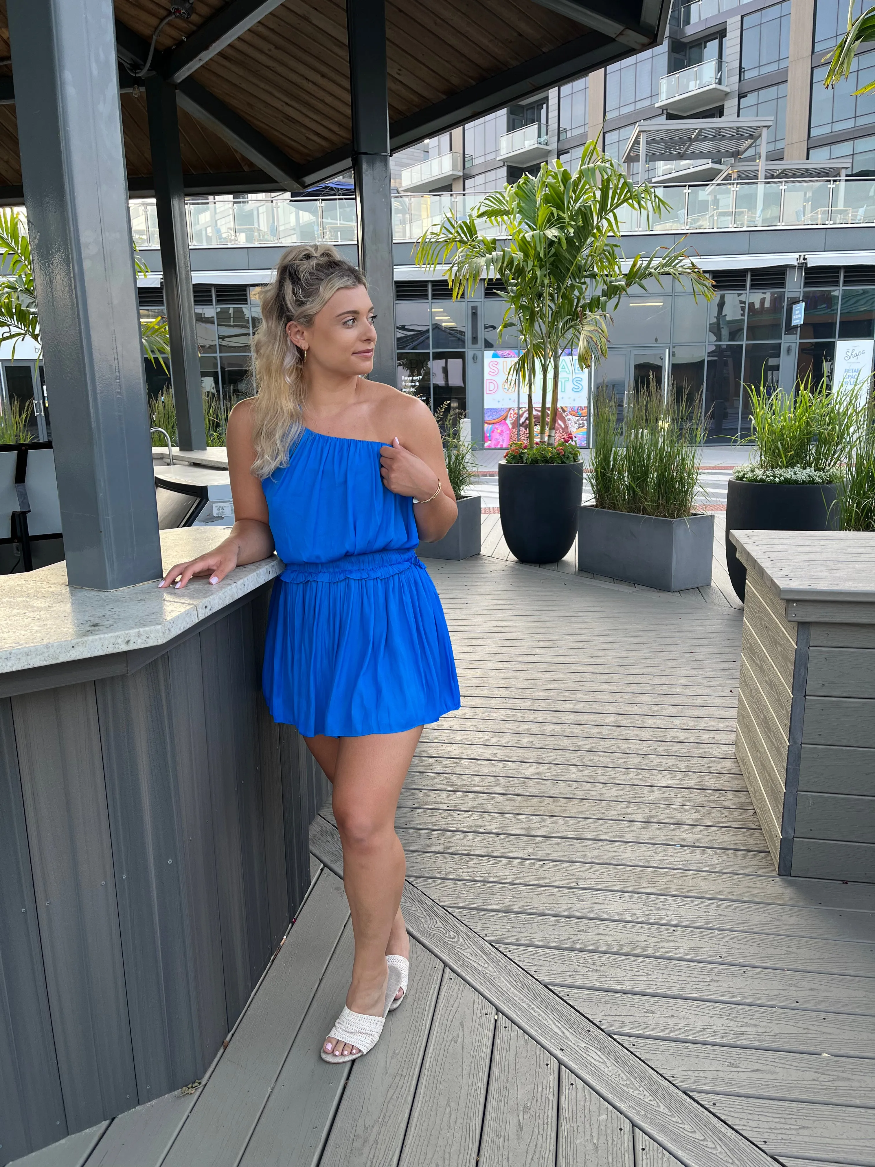 Maldives One Shoulder Dress