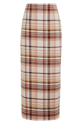 Matchmaker Check Pencil Skirt