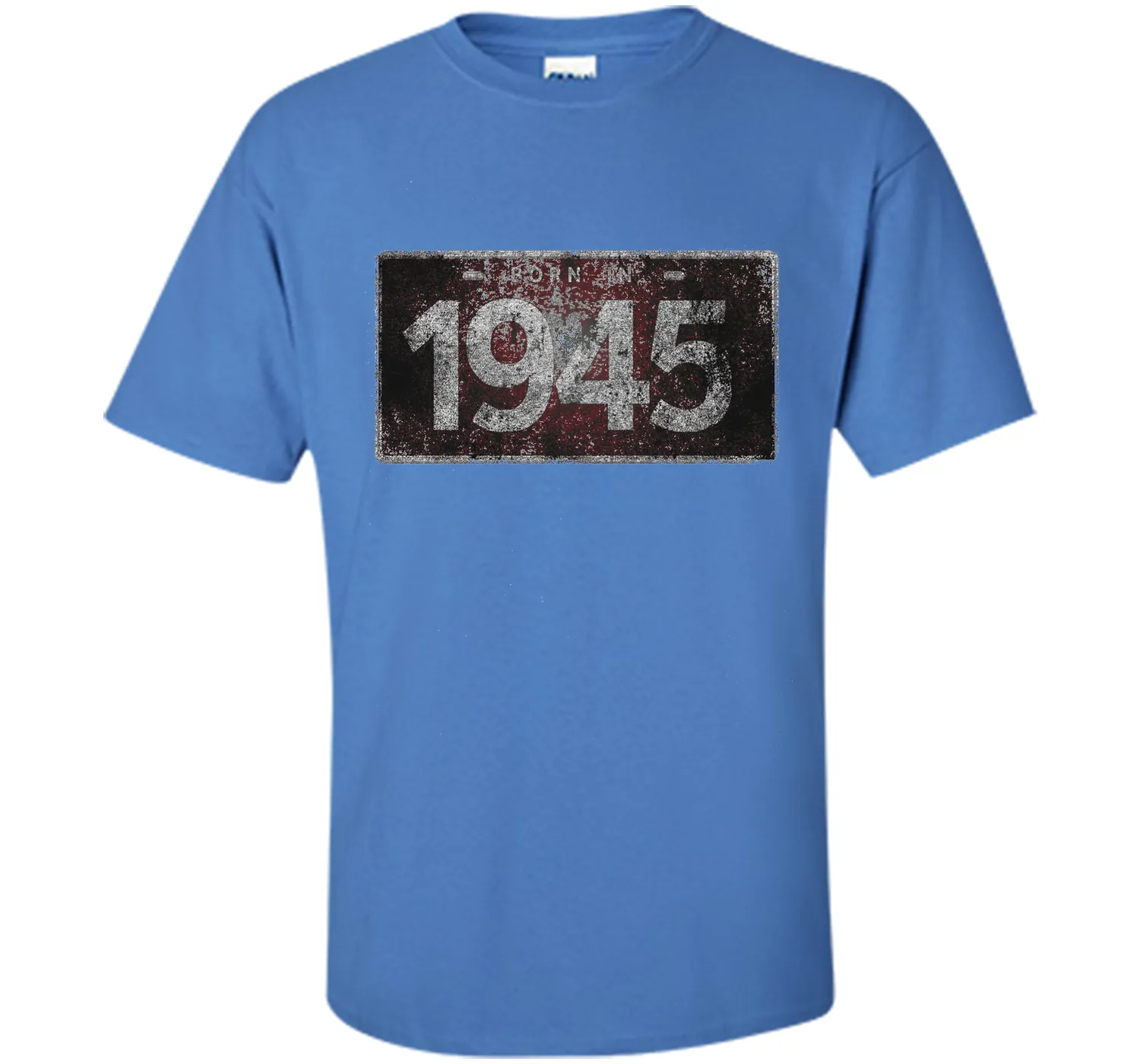 Men's 1945 License Plate 71st Birthday 71 Years Old Funny T-Shirt