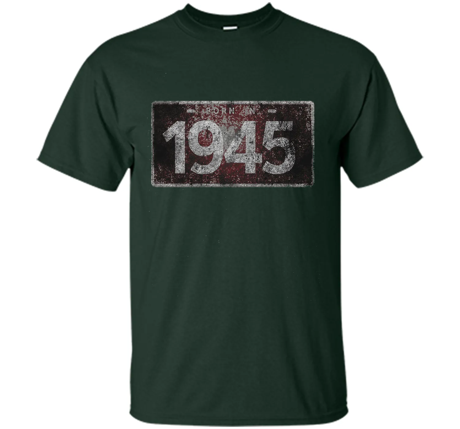 Men's 1945 License Plate 71st Birthday 71 Years Old Funny T-Shirt
