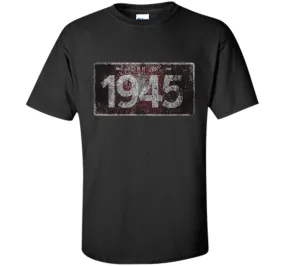 Men's 1945 License Plate 71st Birthday 71 Years Old Funny T-Shirt
