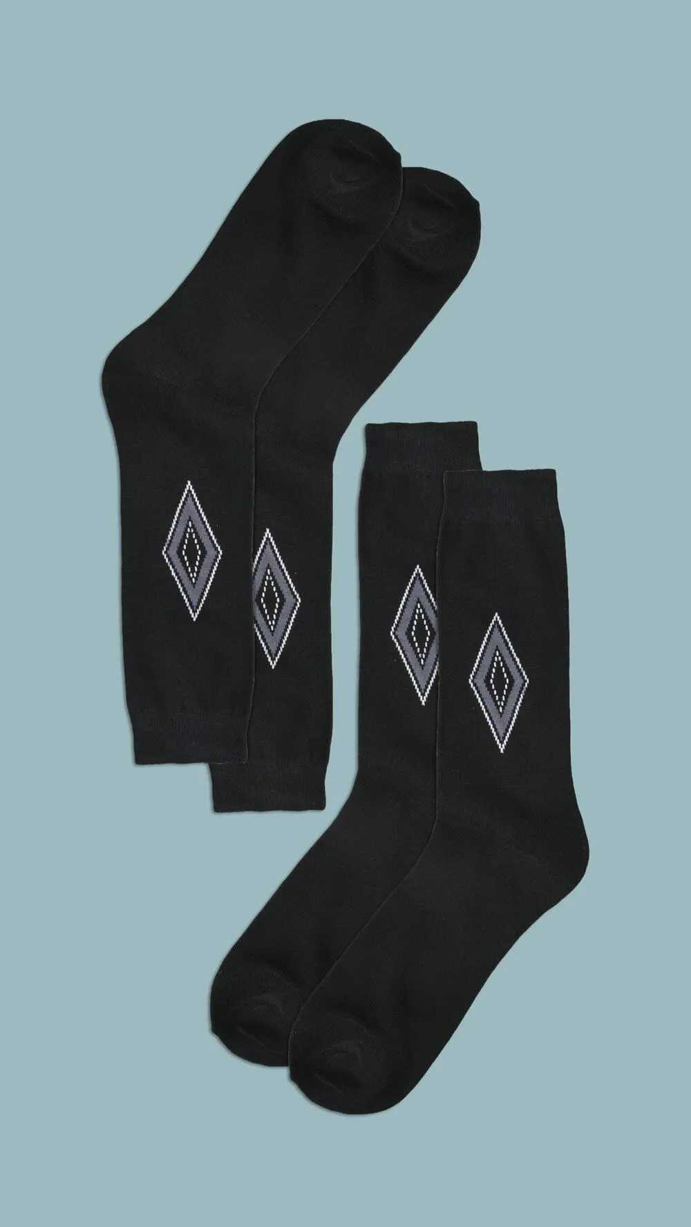 Men's Kielce Dress Socks - Pack Of 2 Pairs