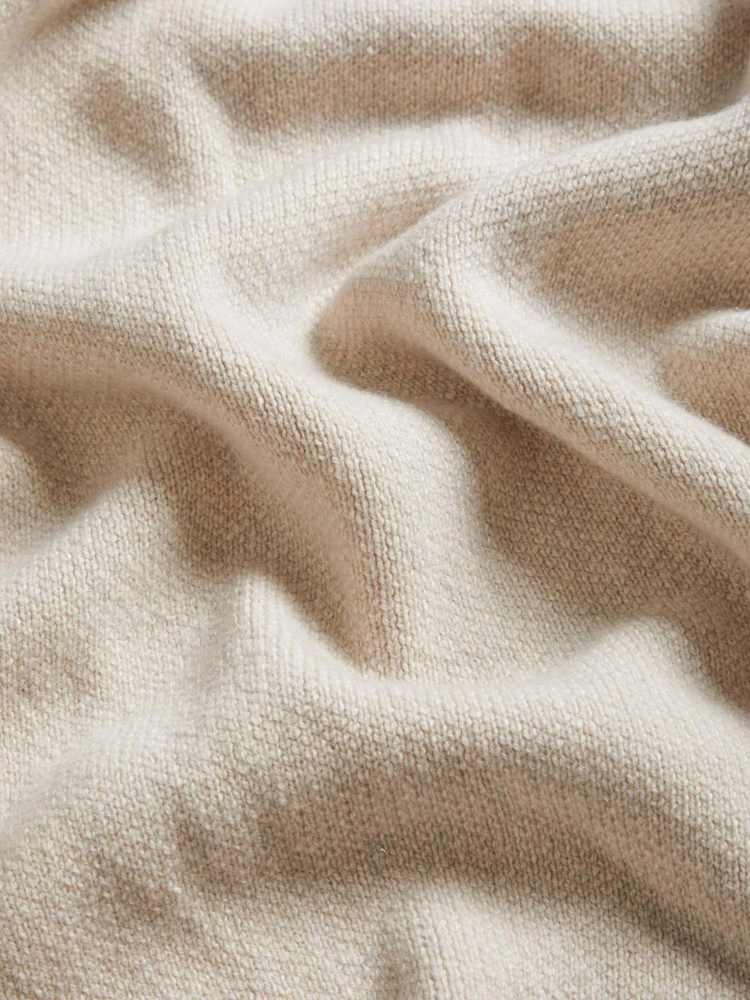Mens Recycled Cashmere Cardigan—oatmeal