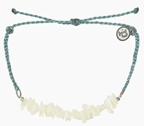 Mop Shell Chip Bracelet Smoke