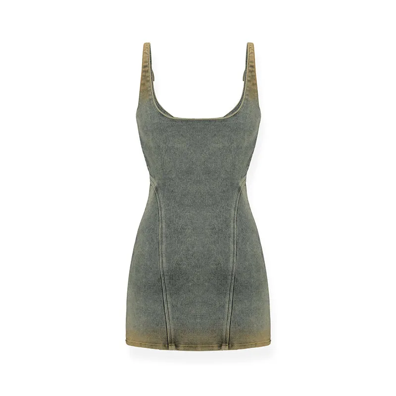 Mud Hourglass Denim Dress