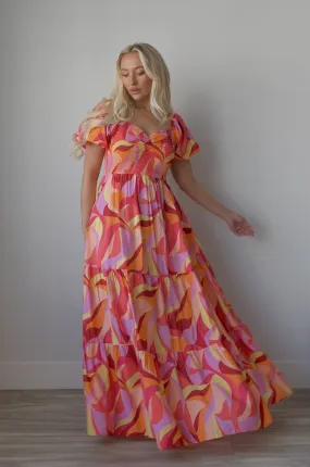 Multicolor Maxi Dress