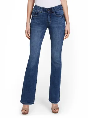 Mya Curvy High-Waisted Sculpting No Gap Barely Bootcut Jeans