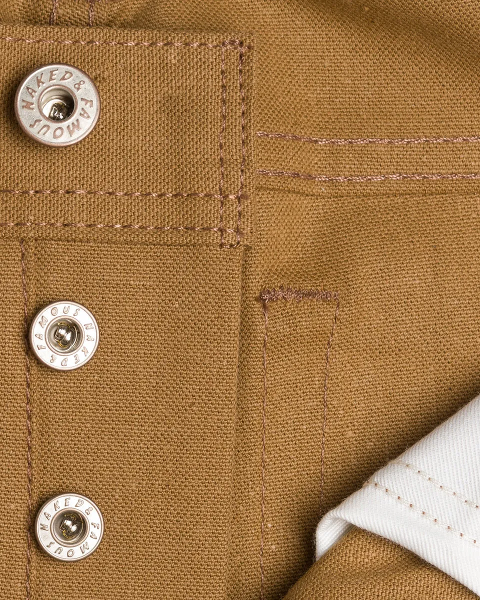 Naked & Famous Weird Guy Regular Tapered Mens Jeans - Duck Canvas Selvedge