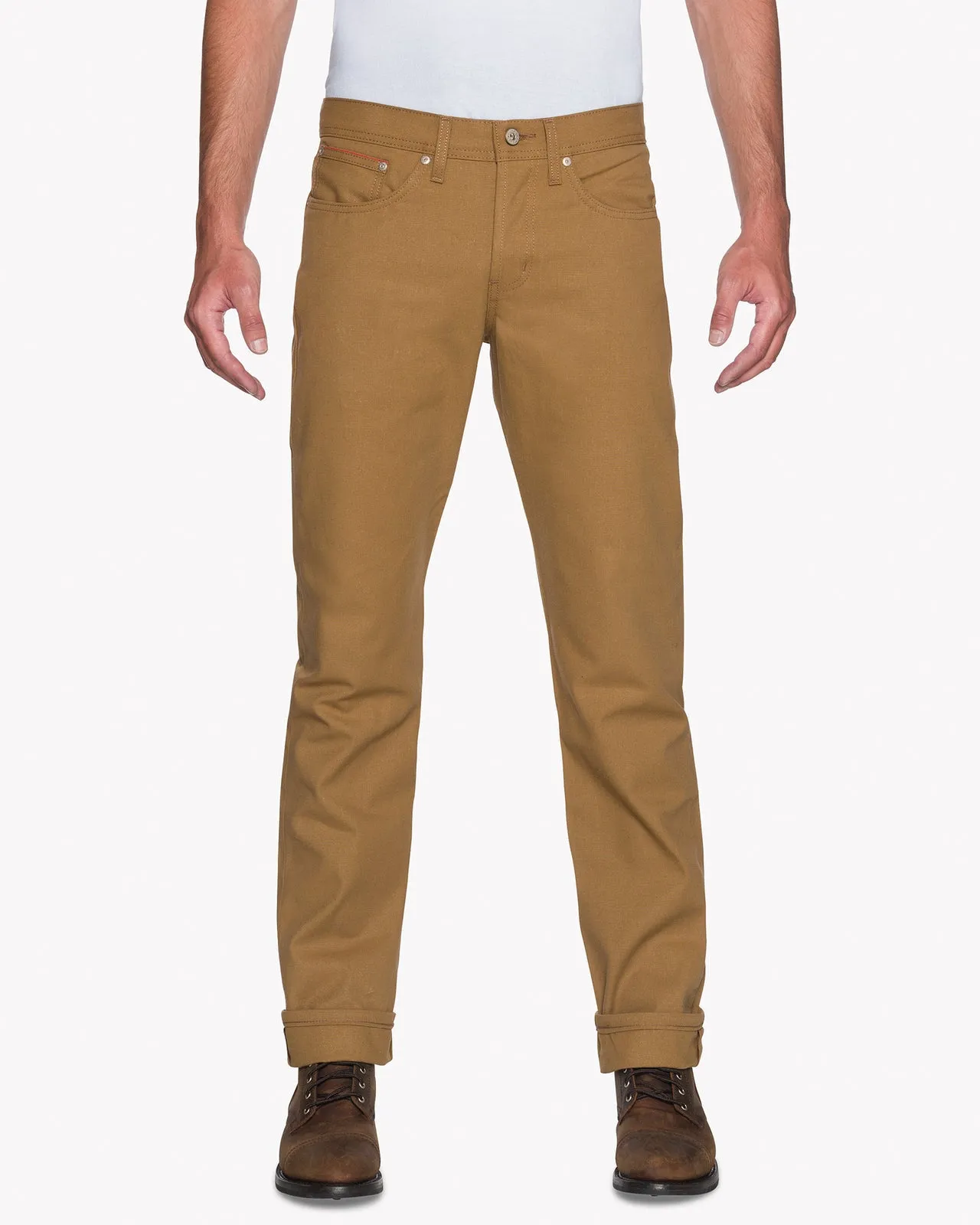 Naked & Famous Weird Guy Regular Tapered Mens Jeans - Duck Canvas Selvedge