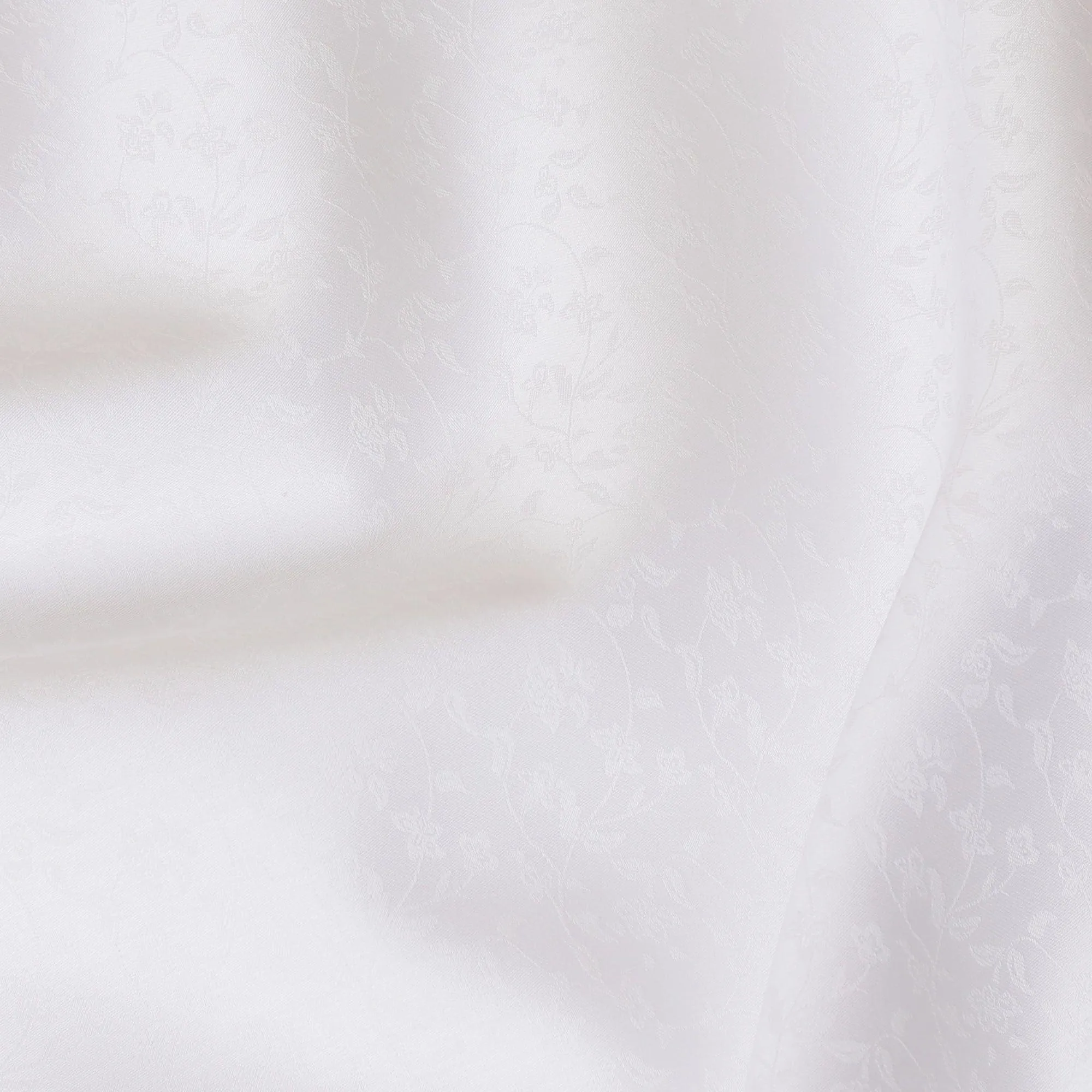 Off White Swiss 100% cotton shirting fabric in fancy jacquard design-D7417