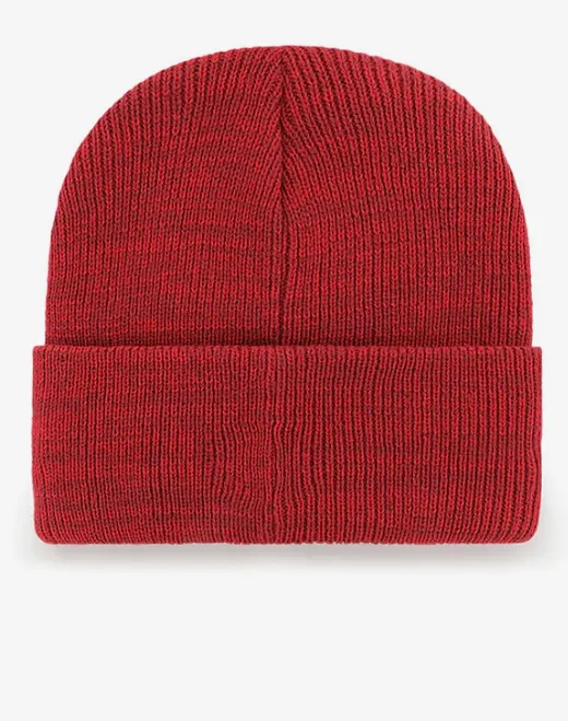 Ohio State Buckeyes - Red Brain Freeze Cuff Knit All Beanie, 47 Brand by Southern Sportz Store