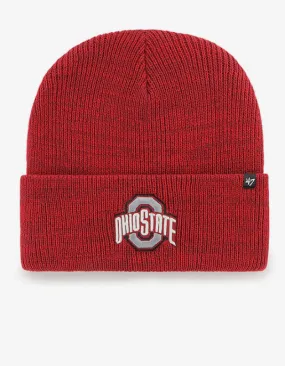 Ohio State Buckeyes - Red Brain Freeze Cuff Knit All Beanie, 47 Brand by Southern Sportz Store