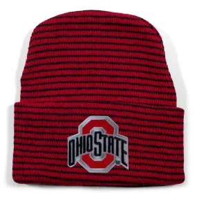 Ohio State Stripe Knit Cap
