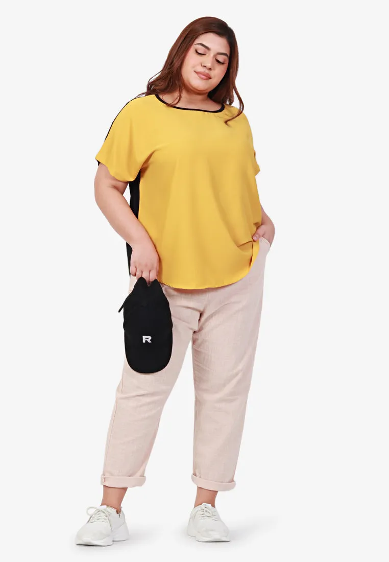Pamela Back Stretch Lounge Top - Army Green
