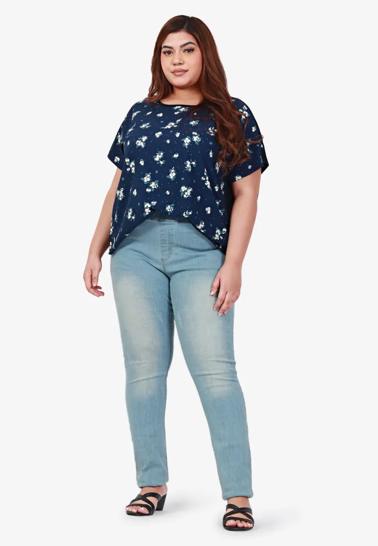 Pamela Back Stretch Lounge Top - Army Green