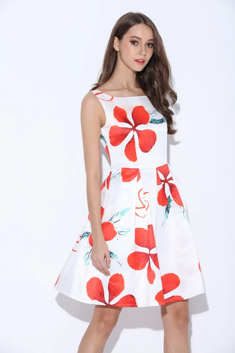 Petals Print Dress