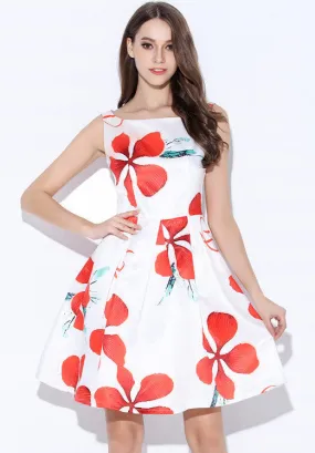 Petals Print Dress