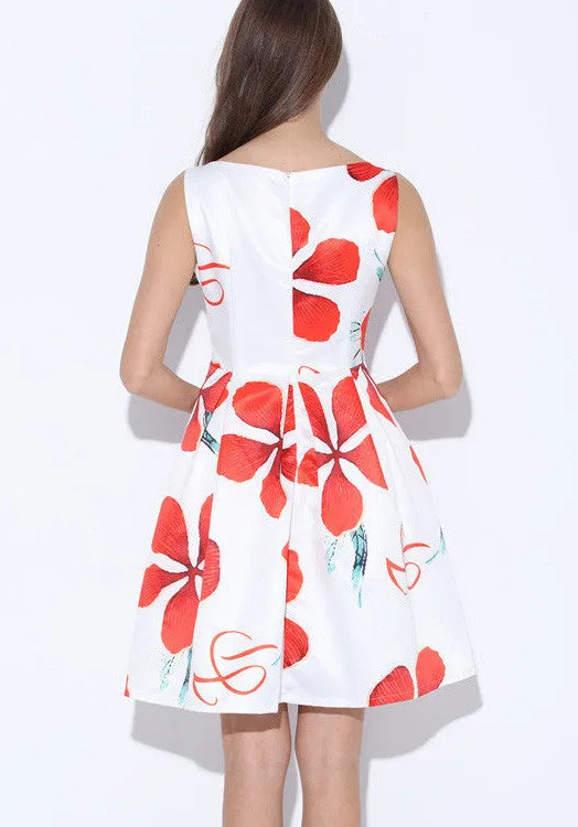 Petals Print Dress
