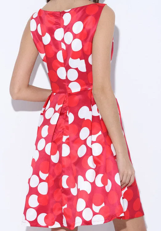 Polkadot Print Dress