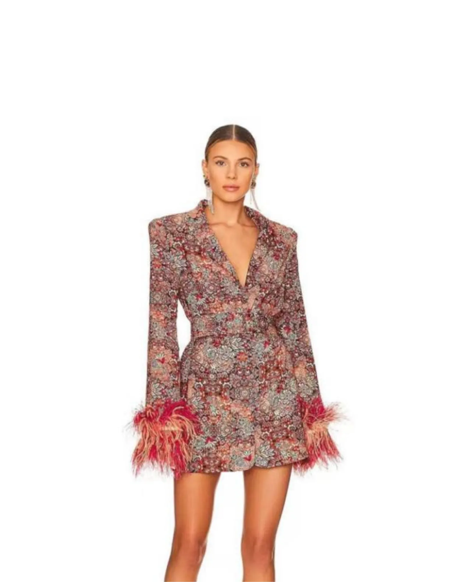 Printed Dress by Obscur