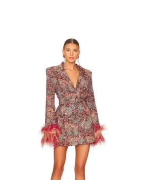 Printed Dress by Obscur