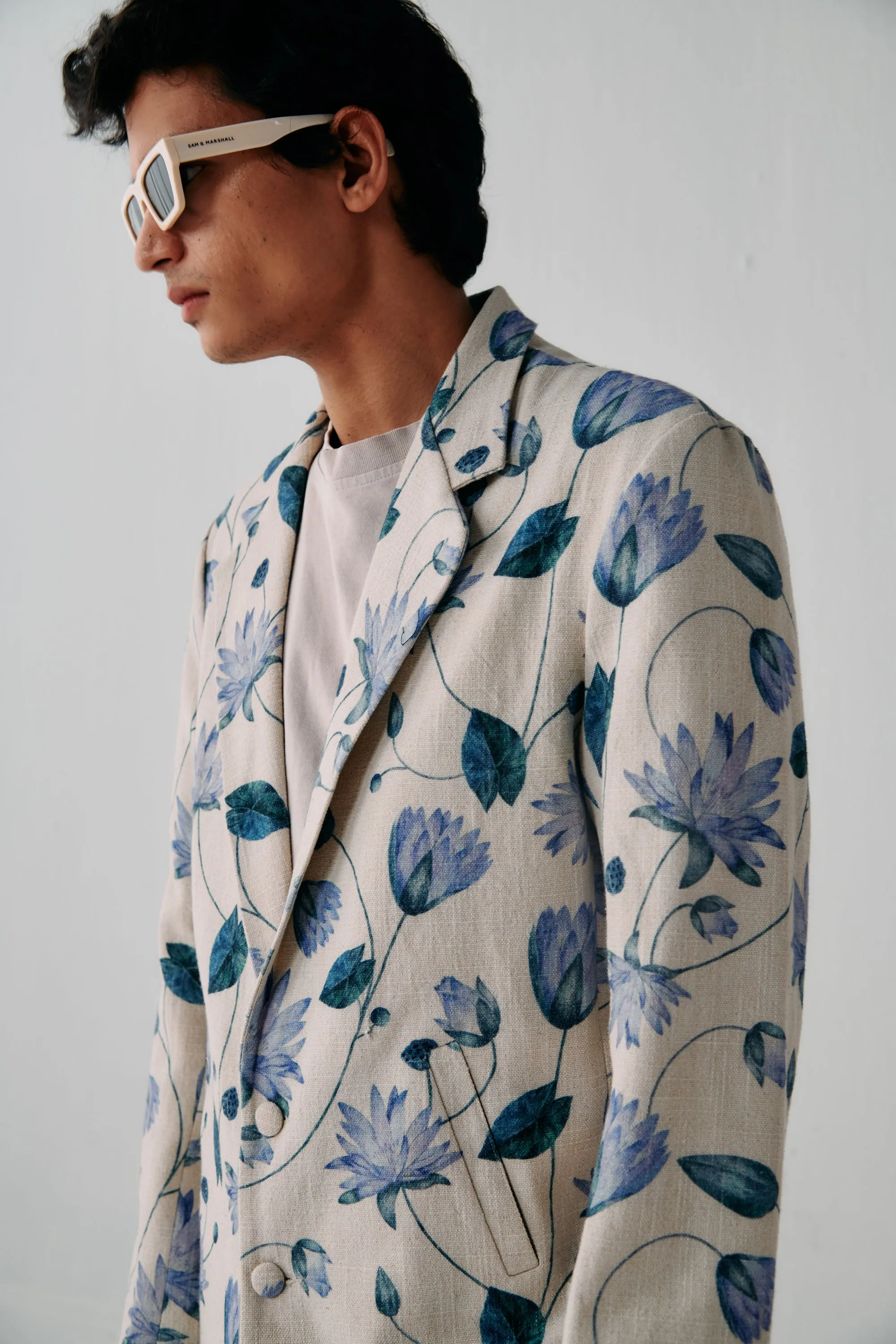 "Fifth Avenue" textured overcoat