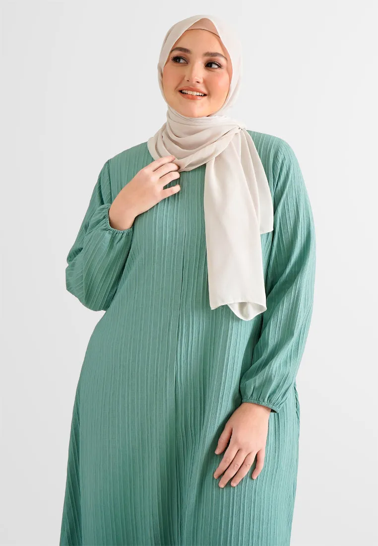 Radhia Relax Raya Textured Jubah Dress